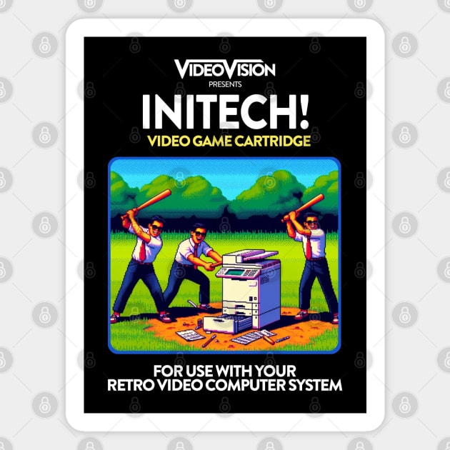 Initech! 80s Game Magnet by PopCultureShirts